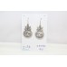 Designer Earrings Silver 925 Sterling Cubic Zirconia CZ Stone Handmade Gift E313